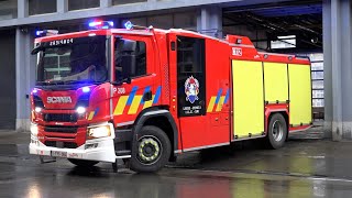 [Neues SCANIA HLF] Einsatzfahrten Feuerwehr und Rettungsdienst Lüttich