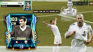 BEST CM? 103 OVR RETRO STARS ZIDANE IS A PERFECT CM 🤌🏼😮‍💨 • FC MOBILE