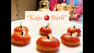 kaju katli recipe I kaju katli kaise banate hain I Kaju Barfi | Apple Kaju Barfi 🍎 | Indian sweet😋😚👌