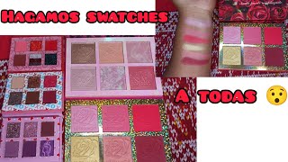 Swatches de paletas ultramo😍 todas divinas 🥰