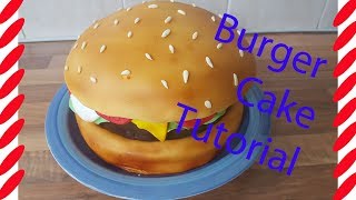 how to make a burger cake tutorial in under 3 minutes - Love food cakes ?