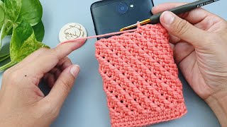 How to Crochet Phone Case | Crochet Phone Cover | Such an Amazing Crochet Pattern | ViVi Berry DIY