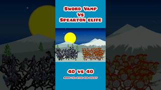 Sword vamp Vs Spearton elite - Stick war legacy