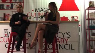 Cat Cora at Macy's Dadeland Mall Miami - Iron Chef - new book, kids, chat, interview