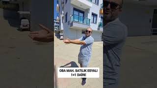 ALANYA OBA MAHALLESİNDE SATILIK SIFIR EŞYALI 1+1 DAİRE.