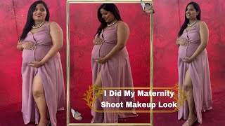 My maternity Shoot Look |Self Makeup Look|￼How to do own Makeup in few minutes #makeup #maternity