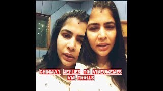 Chinmayi reply to videomems troll#radharavi#nayan#metoo#videomemes #vmtroll