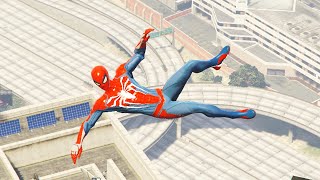 GTA 5 Ragdolls PS4 Spiderman Jumps/Fails (Euphoria Physics) Eps 46