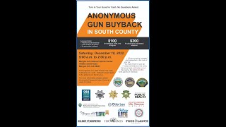 South County Gun Buyback Press Conference 12/02/2022