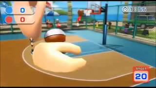 Wii Sports Resort - Basketball - Corruption Craziness 2