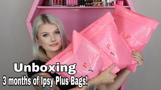 3 MONTHS OF IPSY GLAM BAG PLUS UNBOXINGS 2022 | Vanessa Lopez