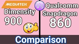 MediTek Dimensity 900 vs Snapdragon 860 processor comparison which is better ? #Dimensity900vsSD860