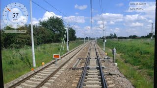 [Rearview] LUBLIN GŁÓWNY - WARSZAWA CENTRALNA - | IC "Kujawak" | EU160-001 | 31.05.2022 |