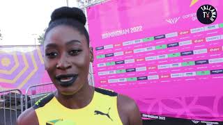 Rushell Clayton Says The Commonwealth Games 400mH Gold Medal Is Staying In Jamaica