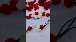 Handmade Durga Puja Special Choker Making❤️✨Diy Choker😍🌺#shorts#youtubeshorts#viral#trending#diy