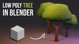 How to create Low Poly Tree in Blender | Beginner 3D Tutorial