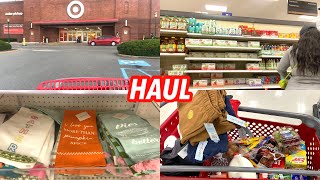 TARGET HAUL | CLOTHING, GROCERY, & PERSONAL CARE SHOPPING HAUL | 2024 HALLOWEEN DECOR