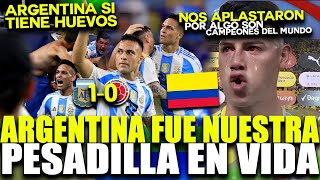 ASÍ NARRARON COLOMBIANOS LLORANDO LA DERROTA COLOMBIA 0- 1 ARGENTINA CAMPEON DE LA COPA AMERICA 2024