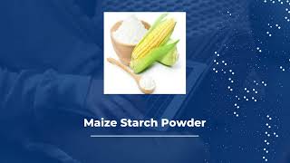 Maize Starch powder leading supplier