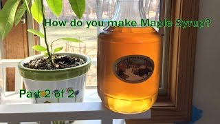 How do you make Maple Syrup Minnesota Part 2 of 2 by onza04