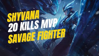 SHYVANA Item Build 20 Kills Double Triple Kill - 2022