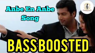 Anbe en Anbe | Dhaam Dhoom | Bass Boosted |(use headphones)| Jayam Ravi | Ashwin Bass