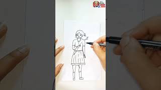 girl drawing #girl #artalongkarera #viral #drawing #shortsdrawing #shorts #trending #reel#sketch