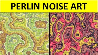 Perlin Noise Art - p5.js