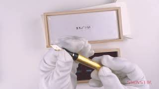 Unboxing_PNB 35000 H 3M - PLATINUM, Fountain Pen # 3776 CENTURY Kanazawa Gold Leaf & Fujin Raijin.