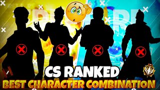 BEST CHARACTER COMBINATION 🤯 FOR CS RANK  IN TAMIL 💥 | OB40 UPDATE| |FREEFIRE | GAMING SATHI |