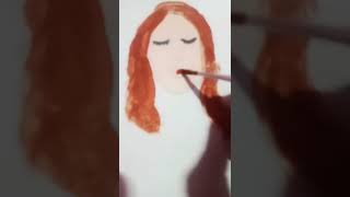 painting girl drawing