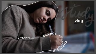 Como eu estudo quando não estou a perceber nada da matéria *study vlog*