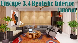 Enscape 3.4 Realistic Interior Render Tutorial