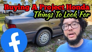 What To Look For When Buying A HONDA PROJECT! | BEST DEALS