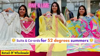 Suits & Coords for 52 degrees Summers | Pink n Lime ||