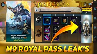 M9 ROYAL PASS 50RP OUTFIT FIRST LOOK | M9 ROYAL PASS 1 TO 50 RP REWARDS IN BGMI/PUBG MOBILE