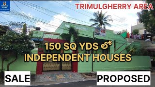 🏠150 SQ YDSS లో PROPOSED INDEPENDENT HOUSES/TRIMULGHERRY AREA/CONTACT-9885768678