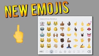 iOS 9.1 NEW EMOJIS! - Middle Finger, Spock, and MORE!