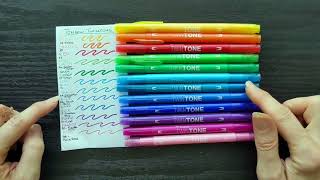 These Tombow Twin Tone Markers are amazing!