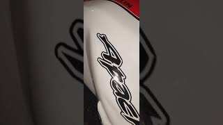 Old Apache full glossy white wraps with new graphics handmade #shorts #viralshorts #trending #viral