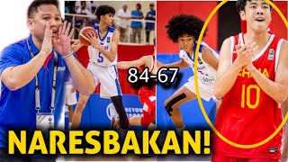 GUMANTI Josh REYES at BATANG GILAS hindi UMUBRA sa BATANG CHINA FIBA U16 Asian Championship 2023