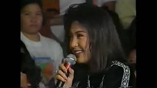 Sharon Cuneta 'Tanungan Portion" with Cristy Fermin on TSCS 1992 #sharoncuneta #tscs