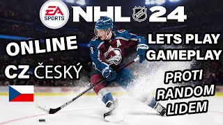 NHL 2024 ONLINE CZ Český LETS PLAY GAMEPLAY Multiplayer - Zápas proti random týpkovi #9