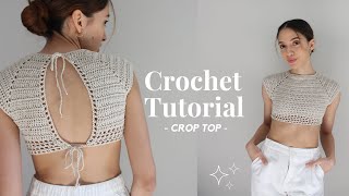 CROCHET TUTORIAL - Crop top paso a paso