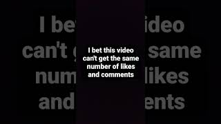 I bet this video can't get the same number of likes and comments #shorts #challenge #trending #viral