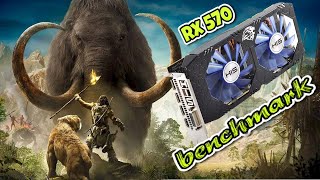 HIS RX 570 IceQ X² OC 4GB  i5 3570 6Gb Ram Far Cry primal Benchmark Ultra setting