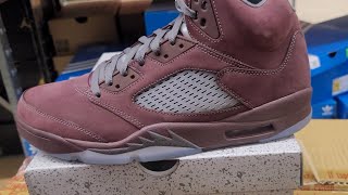 Early Look Jordan 5 Retro Burgundy (2023)