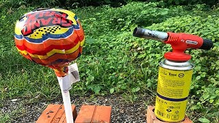 3 Crazy Simple Experiments With Big Candy Vs Gas Torch