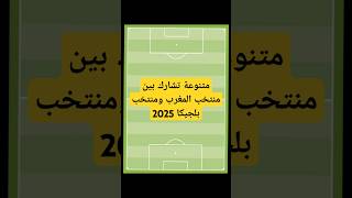 متنوعة تشارك بين منتخب المغرب ومنتخب بلجيكا 2025 #كرة_القدم #المغرب #كأس_العالم #shorts #tiktok#مصر