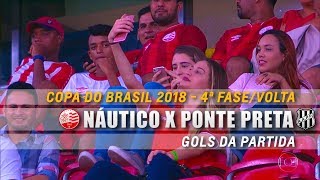 Gol de Náutico 1 x 0 Ponte Preta pela Copa do Brasil 2018